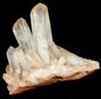 Tangerine Quartz Crystal Cluster - Madagascar #38949-3